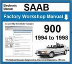 Saab 900 1994 to 1998 WIS & EPC Workshop manual op DVD, Auto diversen, Handleidingen en Instructieboekjes, Verzenden