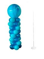 Nieuwe ballonnen standaard wit 1 stuks zonder ballonnen., Ophalen of Verzenden, Nieuw, Versiering, Verjaardag