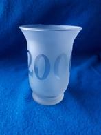 glas millennium wisseling 2000 aandenken limonadeglas, Ophalen of Verzenden, Zo goed als nieuw, Frisdrankglas
