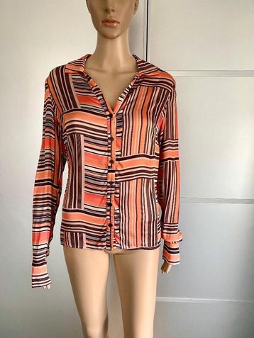 J135 Nieuw: Nikkie maat 34=XS blouse top zalm-roze beschikbaar voor biedingen