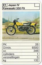 E1 motorkaartje kawasaki 350 f9 japan, Ophalen of Verzenden, Zo goed als nieuw, Motoren