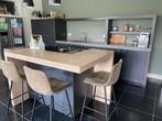 Luxe Prachtige eilandkeuken+GEDEMONTEERD-DIRECT BESCHIKBAAR, Huis en Inrichting, Keuken | Complete keukens, Zwart, Overige typen