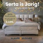 Jubilemactie: Serta Hollywood, Huis en Inrichting, Slaapkamer | Boxsprings, Ophalen, 210 cm, 180 cm, Crème