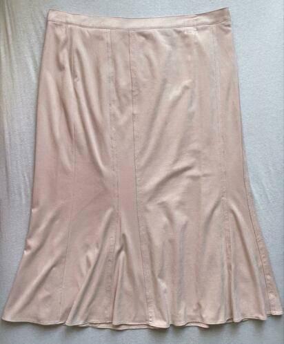 Frank Walder rok maat 44 suèdelook NIEUW, Kleding | Dames, Rokken, Nieuw, Maat 42/44 (L), Roze, Onder de knie, Ophalen of Verzenden