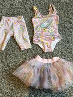Monnalisa badpak 12 maanden rokje en broekje 9 maanden, Meisje, Ophalen of Verzenden, Zo goed als nieuw, Setje
