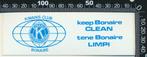 Sticker: Kiwanis Club Bonaire - Keep Bonaire clean, Verzamelen, Verzenden, Zo goed als nieuw, Bedrijf of Vereniging