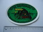 sticker oud Ledeacker DE BREYENBURG camping vintage retro, Verzenden, Zo goed als nieuw, Bedrijf of Vereniging