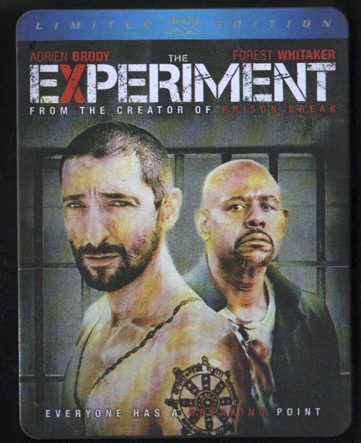 The Experiment, STEELBOOK. Blu-ray., Cd's en Dvd's, Blu-ray, Gebruikt, Thrillers en Misdaad, Ophalen of Verzenden
