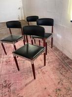 Vintage Denmark 1960’ eetkamer stoelen, Ophalen of Verzenden, Gebruikt