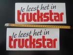2 x nieuwe truckstar sticker 10 x 24 cm., Ophalen of Verzenden, Nieuw, Auto of Motor