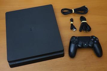 PS4 | SONY PlayStation 4 SLIM 500GB met Controller & Kabels beschikbaar voor biedingen