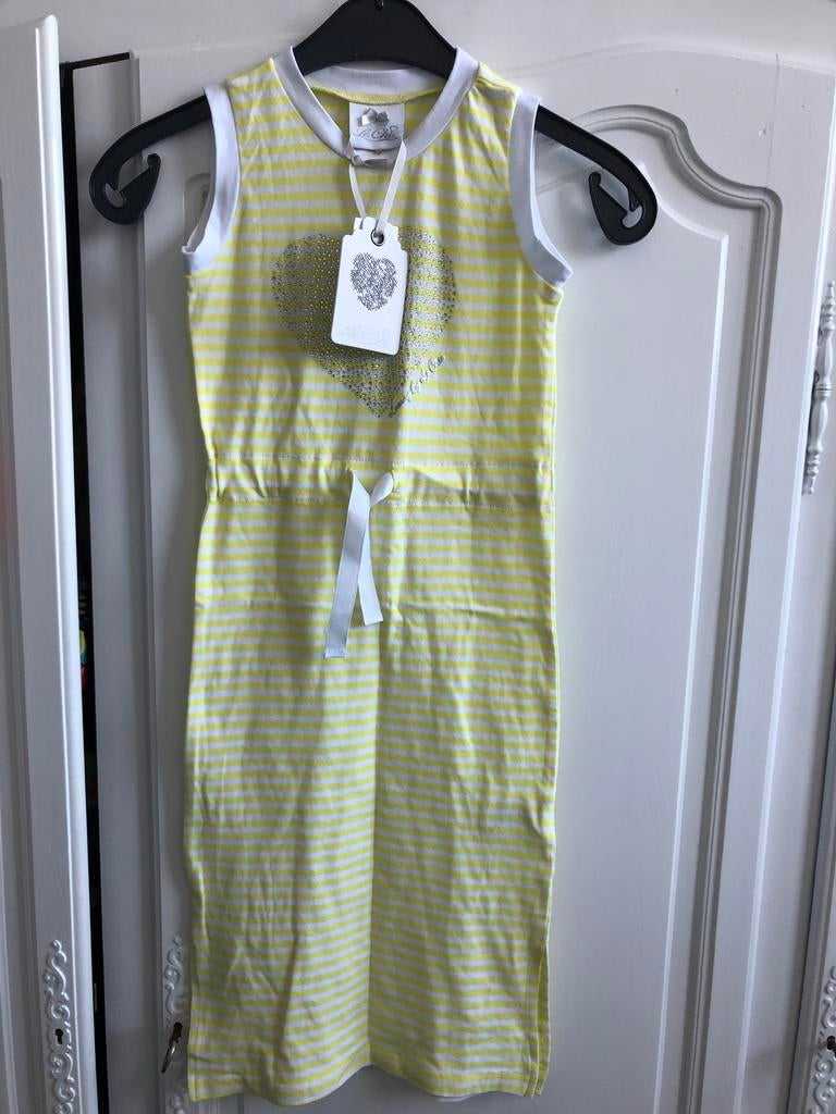 Nieuw gele jurk S&D Le Chic maat 116, Kinderen en Baby's, Kinderkleding | Maat 116, Meisje, S&D Le Chic, Ophalen of Verzenden