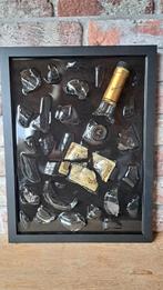 Hennessy fles verwerkt in een lijst met Epoxy, Antiek en Kunst, Kunst | Schilderijen | Modern, Ophalen of Verzenden