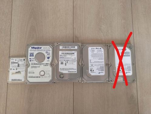 4x Retro SATA schijven, Computers en Software, Harde schijven, Gebruikt, Desktop, Intern, HDD, SATA, Ophalen of Verzenden