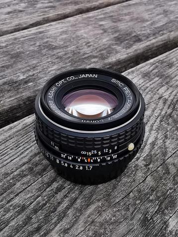 SMC PENTAX-M 50mm F1.7 vintage lens beschikbaar voor biedingen
