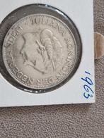 2 1/2 Gulden 1963 - Juliana, Koningin Juliana, Zilver, Ophalen of Verzenden, Losse munt