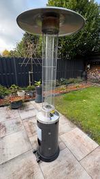 Terrasverwarmer met glas, Tuin en Terras, Ophalen of Verzenden, Gebruikt, Gas, Vloer