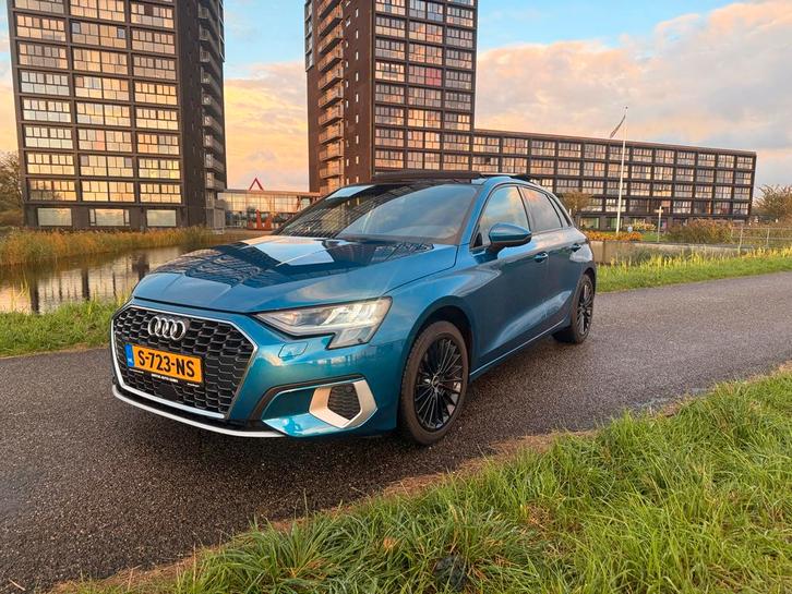 Audi A3 30 Tfsi 110pk S-tronic 2021 Blauw, Auto's, Audi, Particulier, A3, ABS, Airbags, Airconditioning, Apple Carplay, Bluetooth