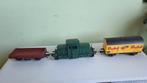 Fleischmann Trein 1306 en grolsch wagen en laadbak h0, Gelijkstroom, Fleischmann, Ophalen of Verzenden, Gebruikt