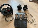 Logitech G29 racing stuur incl pedalen en 2 gear shifters, Ophalen, Zo goed als nieuw, Stuurtje of Sportattribuut
