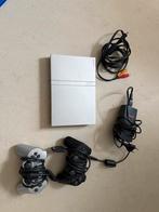 Playstation 2, Gebruikt, Met 2 controllers, Ophalen of Verzenden, Zilver