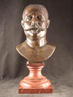Grote antieke bronzen buste, Antiek en Kunst, Kunst | Beelden en Houtsnijwerken, Verzenden