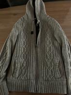 Gebreid heren vest met voering - Maat L, Ophalen of Verzenden, Zo goed als nieuw, Maat 52/54 (L), Grijs