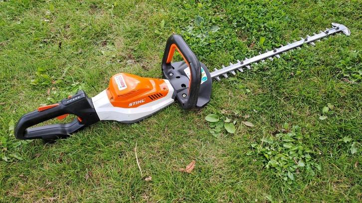 Stihl HSA 94 T accu heggenschaar 60 cm blad, Tuin en Terras, Heggenscharen, Gebruikt, Accu, Ophalen of Verzenden