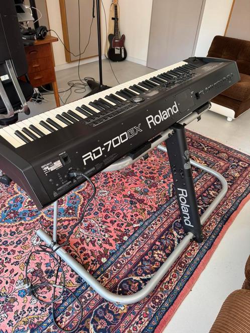Roland RD-700GX Stagepiano SuperNATURAL-upgrade (K-RD700GX1), Muziek en Instrumenten, Piano's, Gebruikt, Zwart, Ophalen