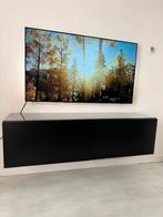 Zwarte TV-kast, eettafel en salontafel incl glasplaten, Huis en Inrichting, Complete inboedels, Ophalen