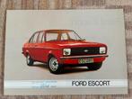 Ford Escort mk2 brochure 7/79 incl RS2000, Verzenden, Zo goed als nieuw, Ford
