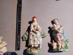 Porseleinen meisjes met schaap en lam, Ophalen of Verzenden