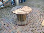 Stoere Kabelhaspel Tafel. Met metalen ring, Ophalen, Gebruikt, 50 tot 100 cm, Rond