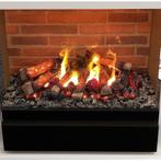 Dimplex Juneau M met gloeiend houtset waterdamp, Ophalen of Verzenden, Zo goed als nieuw, Vrijstaande haard, Elektrische haard