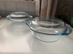 2 pyrex ovenschalen, Ophalen of Verzenden, Zo goed als nieuw