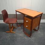 Vintage klein bureau bureautje GESCHIKT VOOR VOLWASSENEN, Ophalen, Gebruikt