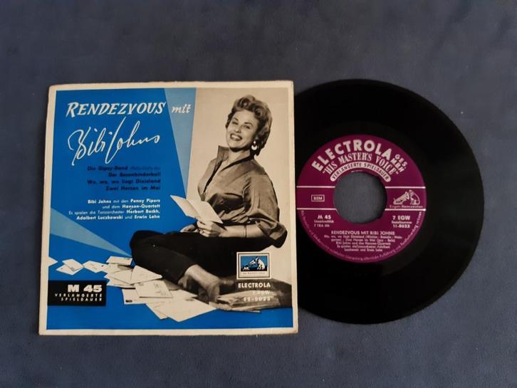 Rendezvous Mit Bibi Johns Den Penny-Pipers VG/MN, Cd's en Dvd's, Vinyl Singles, Gebruikt, Single, Wereldmuziek, 7 inch, Ophalen of Verzenden