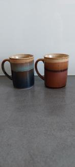 Vintage Bekers Set - HK Living Stijl, Huis en Inrichting, Keuken | Servies, Gebruikt, Keramiek, Ophalen of Verzenden, Overige stijlen