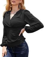 123 x Women V-Neck T-shirt Ruched long sleeve, Nieuw, Ophalen, Rood, Markloos