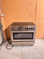 Fratelli Onofri 90 cm RVS keramisch fornuis volledig werkend, Ophalen, Gebruikt, 60 cm of meer, Keramisch