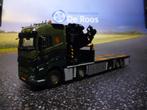 WSI Volvo FH5 met kraan Albert v/d Scheur, Hobby en Vrije tijd, Ophalen of Verzenden, Nieuw, Bus of Vrachtwagen, Wsi