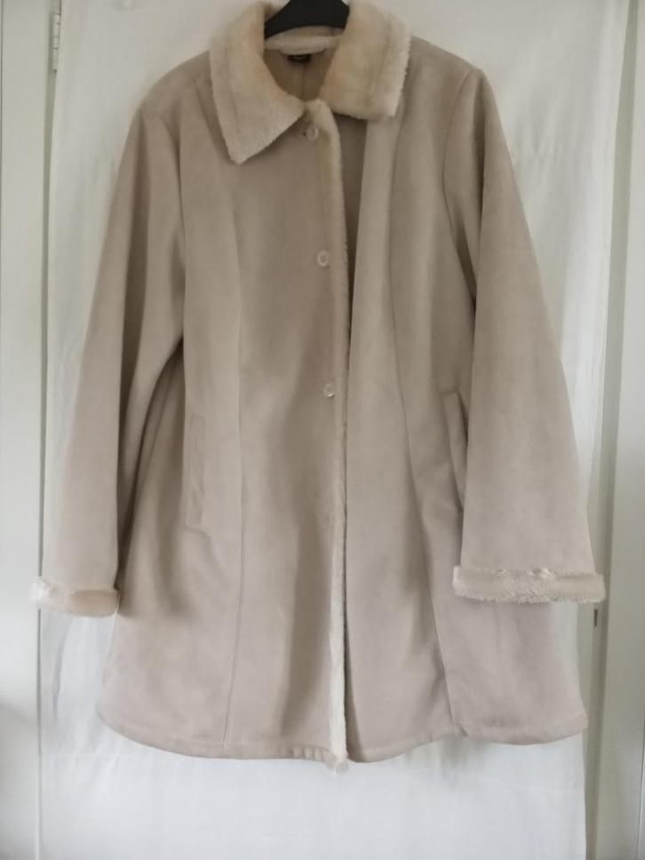 WINTERJAS ALCANTARA, Kleding | Dames, Jassen | Winter, Zo goed als nieuw, Maat 42/44 (L), Beige, Ophalen of Verzenden