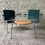 Wim Rietveld fauteuils met salontafel vintage design, Ophalen, Minder dan 50 cm, Vintage design, Minder dan 75 cm