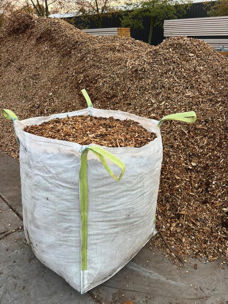 Prachtige A+kwaliteit puur hout houtsnippers fractie 10/40mm, Tuin en Terras, Aarde en Mest, Ophalen
