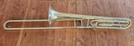 King Cleveland 605F Bb/F Small bore Tenor Trombone, Muziek en Instrumenten, Ophalen, Gebruikt, Tenor, Met koffer