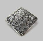 Timeless Classics 925 zilveren Prachtige Art Nouveau broche!, Sieraden, Tassen en Uiterlijk, Broches, Met kristal, 4 tot 7 cm