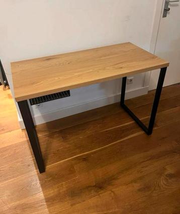 Mooi eiken / zwart bureua