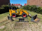 Knikmops 130 te huur met aanbouwdelen evt met 3 assige kar, Ophalen of Verzenden, Wiellader of Shovel