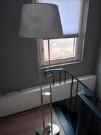 Set schemerlampen. Roestvrij staal met lichtblauwe kap, Huis en Inrichting, Lampen | Overige, Ophalen, Gebruikt