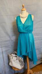 Feestelijke jurk van Lashez | Maat 36 (S) | Teal, Verzenden, Zo goed als nieuw, Knielengte, Maat 36 (S)